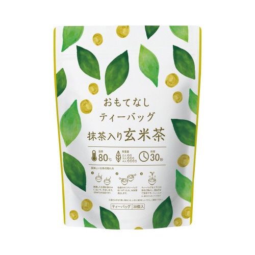 おもてなし用ティーバッグ抹茶入り玄米茶×3