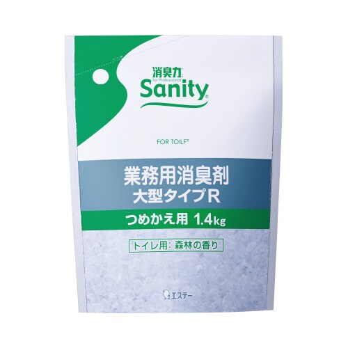 サニティー大型トイレ用 森林 詰替1.4kg×6