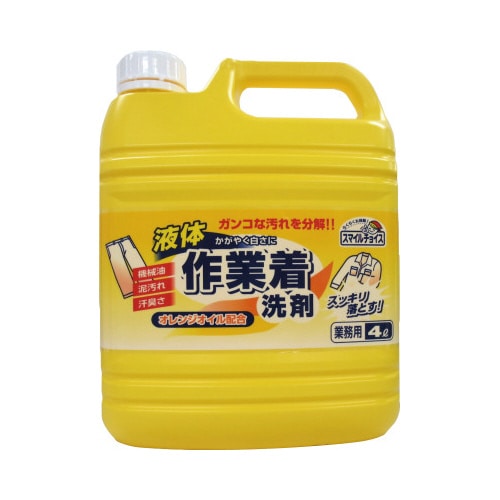 スマイルチョイス作業着洗剤 4L×3