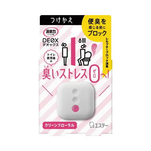 消臭力DEOX トイレ用クリーンフローラル付替×4