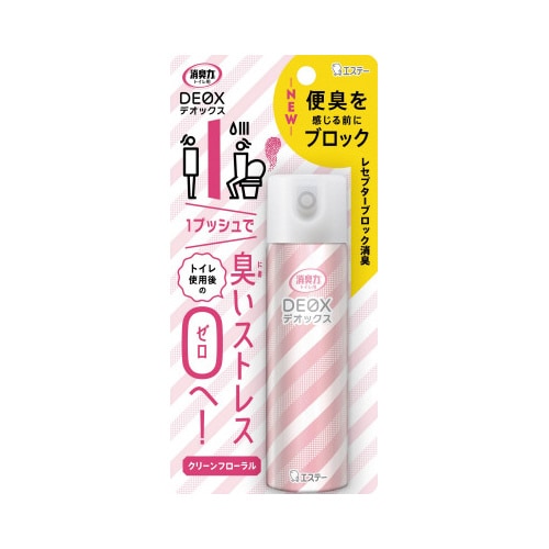 消臭力DEOX トイレ用スプレー Cフローラル×4