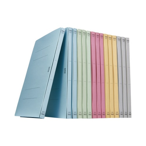 iimo フラットファイル A4縦 紫 10冊