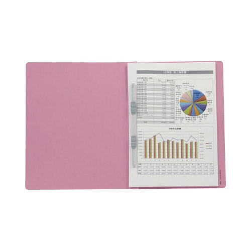 iimo フラットファイル A4縦 ピンク 10冊