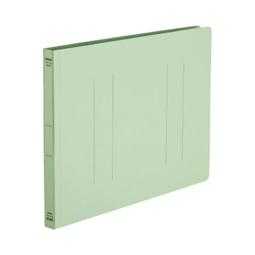 iimo フラットファイル A4横 緑 10冊