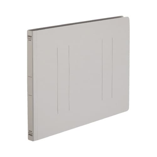 iimo フラットファイル A4横 灰 10冊