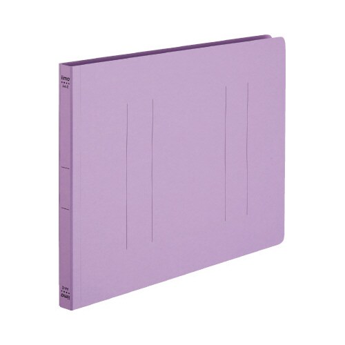iimo フラットファイル A4横 紫 10冊