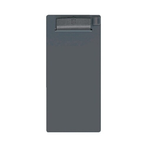 クリップボードE A5変形110×235mm 濃灰