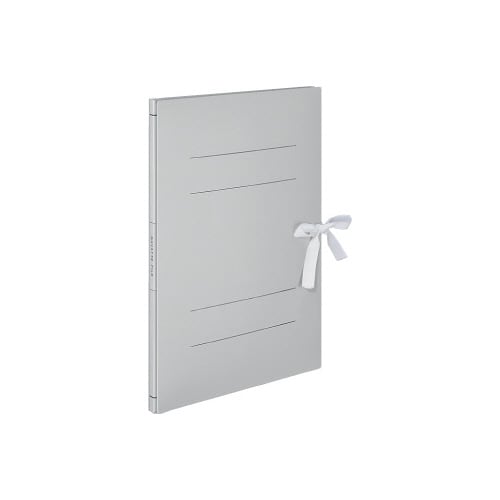 ガバットファイル(活用タイプ・紙製)紐付A4縦 灰