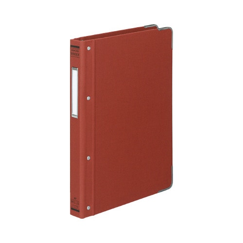 バインダーMP B5縦100枚収容 総布貼 赤4冊