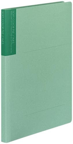 ソフトカラーファイル A4縦 緑 10冊