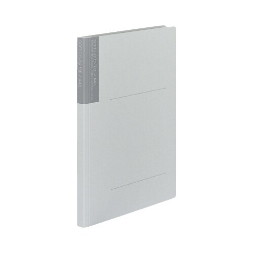 ソフトカラーファイル A4縦 グレー