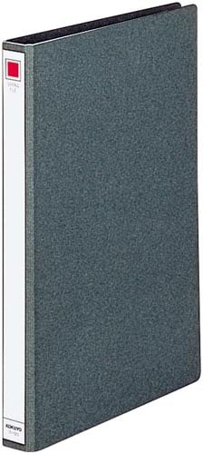 スプリングファイル A4縦 2穴 濃灰 10冊