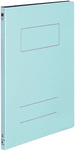 レバーファイルフラットレバーA4縦12mm青10冊