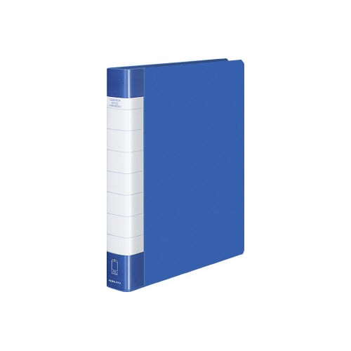 クリヤーブックタフボディ青A4縦背幅38mm