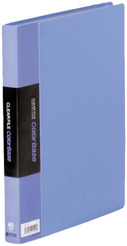 カラーベース固定式 B5縦40ポケット 青
