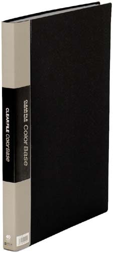 カラーベース固定式 B4縦40ポケット 黒