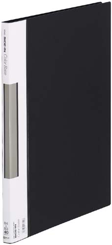サイドインクリアーFカラーベース B4縦 黒 5冊