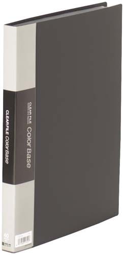 カラーベース固定式 A4縦40ポケット 黒