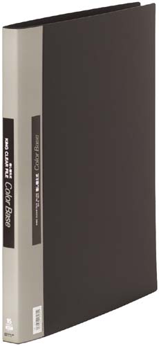 カラーベース差替式B4縦36穴背幅25mm黒5冊