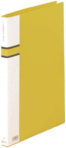 ロング−Zファイル(PP) A4縦 黄