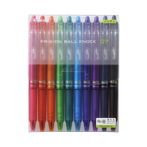 フリクションボールノック0.7mm 10色セット