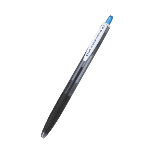 スーパーグリップG ノック式 0.7mm 青10本