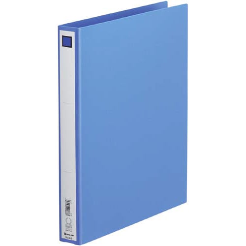 リングファイル エコノミーA4S 青×10