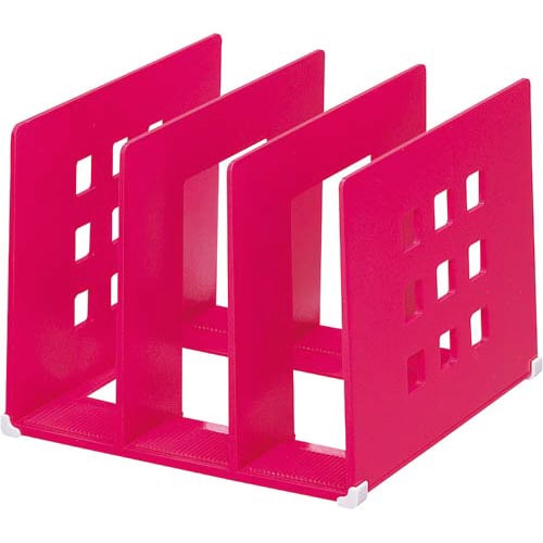 仕切りラック Lサイズ 赤