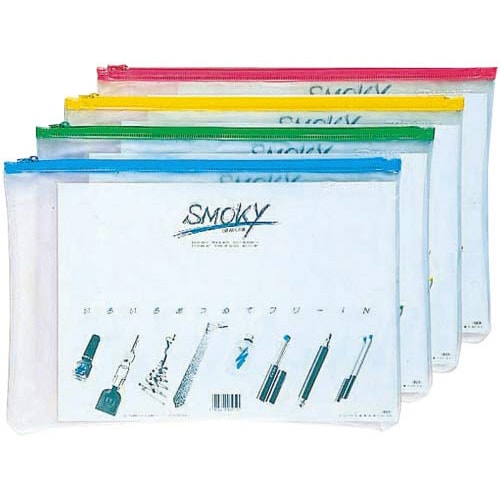 クリヤーケース・スモーキィA4横桃5枚