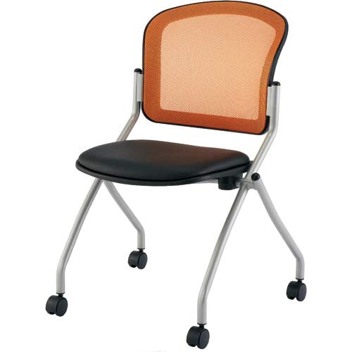 メッシュネスティングチェア2 オレンジ4脚以上