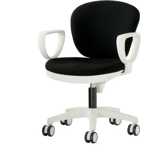 MBチェア 肘付 WHシェル ブラック