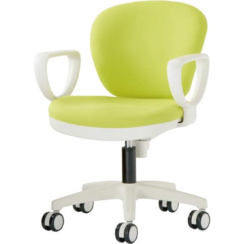 MBチェア 肘付 WHシェル ライトグリーン
