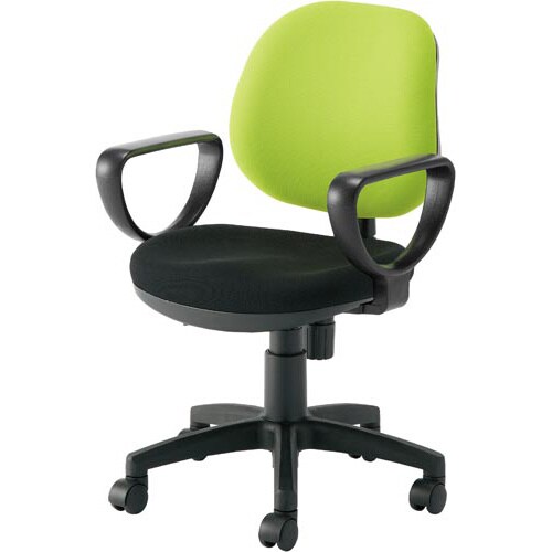 カララチェア 肘付 グリーン