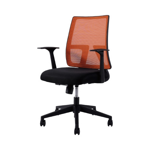 ショットチェア 肘付 オレンジ