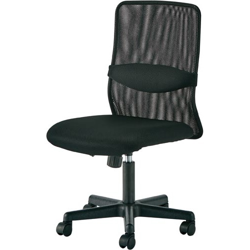 ランバーメッシュチェア ブラック