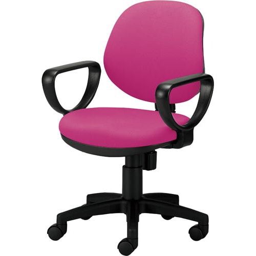 カララチェア 肘付 背座同色 ピンク