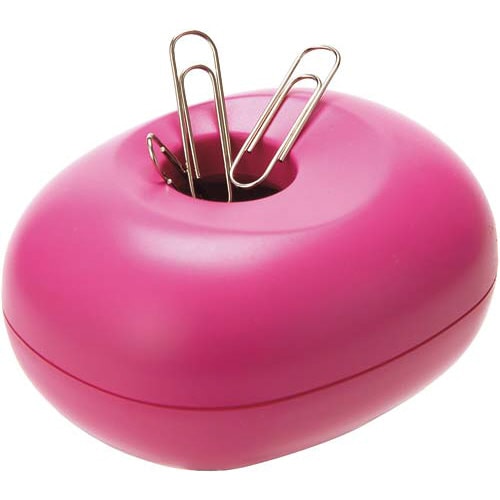 クリップケース ゼムクリップ50g付き ピンク