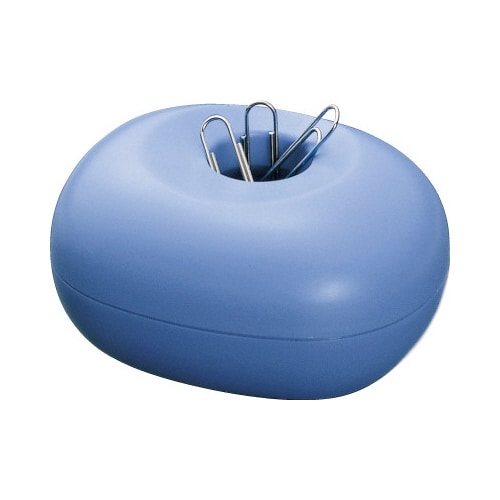 クリップケース ゼムクリップ50g付き ブルー