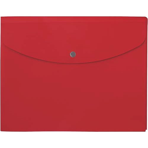 ポケット付エンベロープマチ付横 レッド10冊