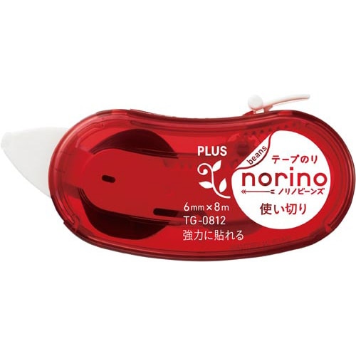 ノリノビーンズ 強力に貼れる レッド ×10