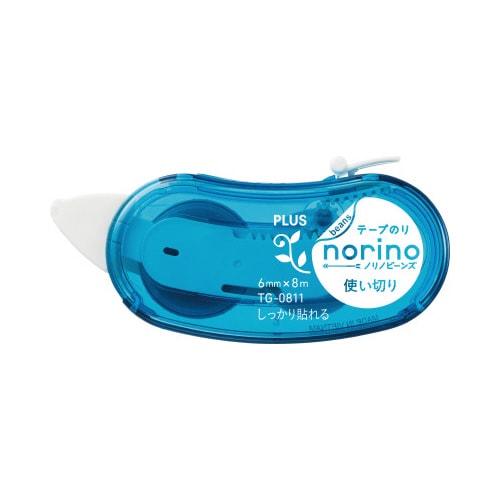 ノリノビーンズ しっかり貼れる ブルー ×10