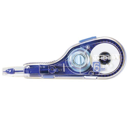 修正テープ ホワイパーV 6mm ブルー 本体