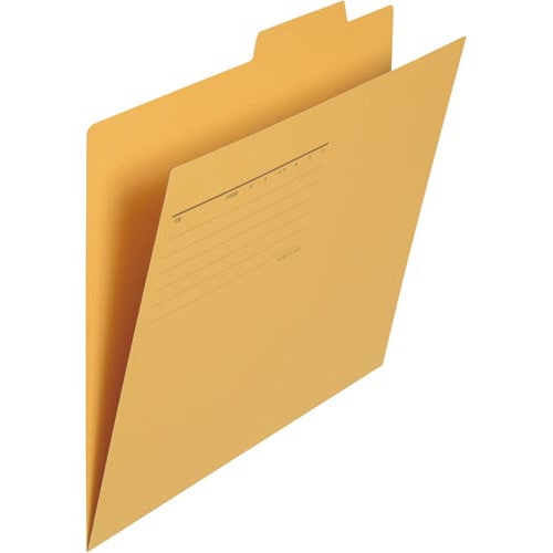 個別フォルダー A4横 イエロー