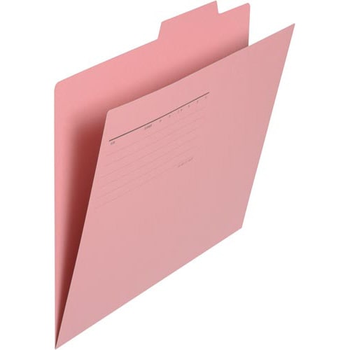 個別フォルダー A4横 ピンク