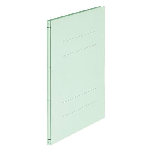 フラットファイル広がる厚とじ A4縦 ブルー