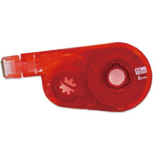 ホワイパースイッチ交換テープ 6mm レッド10個