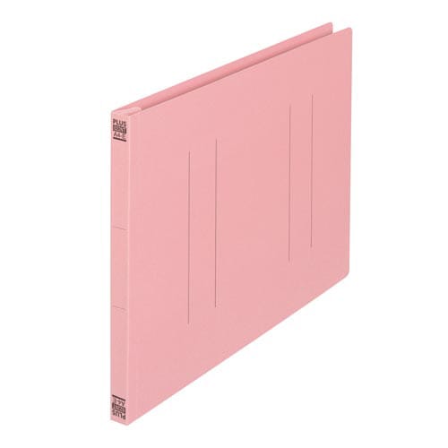 フラットファイルA4E縦罫線タイプ ピンク