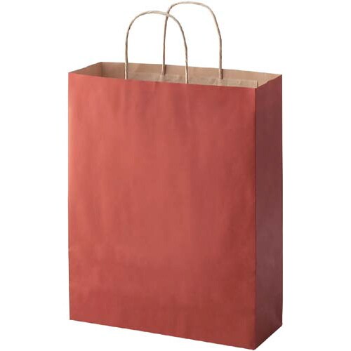 手提袋 茶L 赤 50枚×4