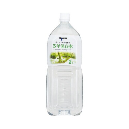 北アルプス立山連峰5年保存水 2L 24本