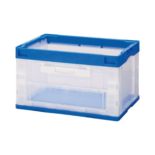 長側扉付き折りたたみコンテナ 50L×10